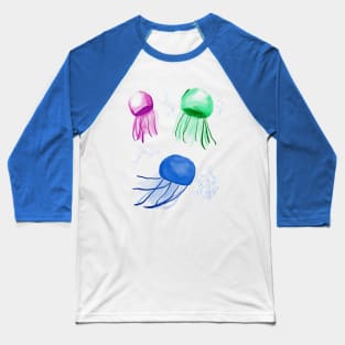 Water color Jellyfish (bubbles) Baseball T-Shirt